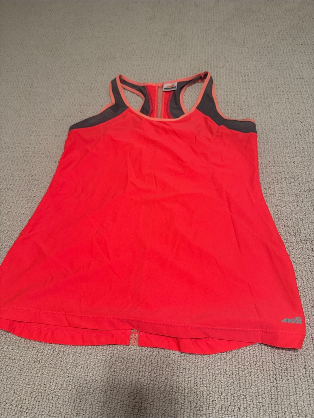 Avia Bright Coral Racerback Tank Top